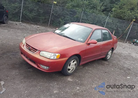 2002 Toyota Corolla S из США, поврежденный, VIN 2T1BR12E02C583319